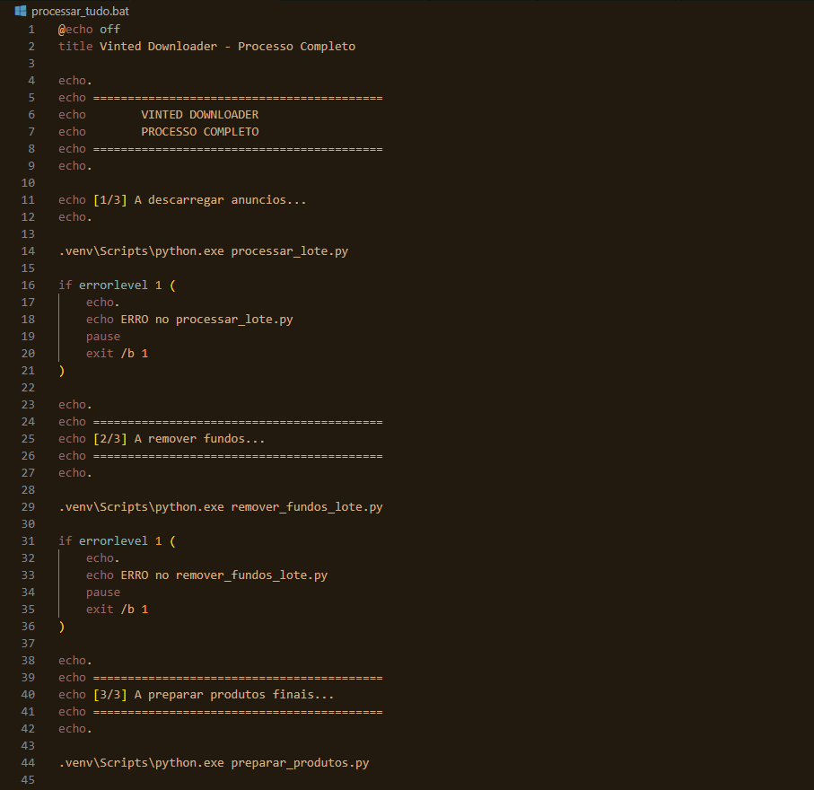 Vinted automation process